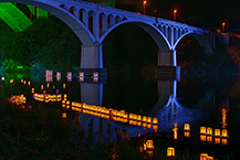 小倉橋灯ろう流し(2025年8月撮影分)の拡大写真を表示