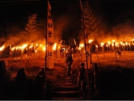 写真：秋葉神社の火祭り（小池久男さん）