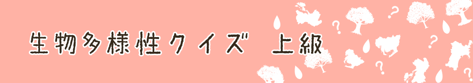 生物多様性クイズ 上級