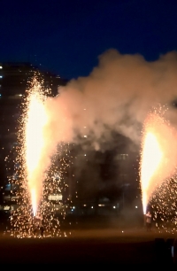 銀河まつり 手筒花火