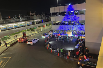 相武台前駅北口の様子