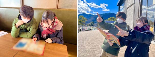 崩れゆく未来からの来訪者(メッセンジャー)体験の様子