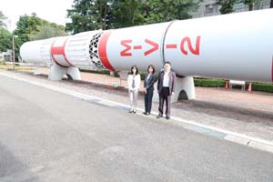 写真:M-Vロケット2号機
