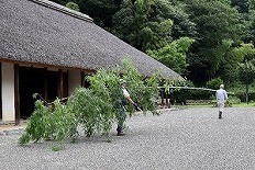 竹搬入 写真