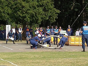 小型ポンプ操法 写真