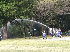 放水姿勢 写真