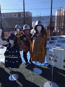 防火衣展示 写真