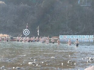 寒中水泳大会 写真