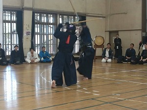 高段者同士の試合 写真