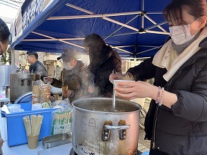 販売の様子 写真