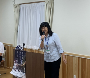 区長挨拶 写真