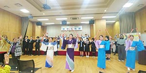 田名文化祭 民舞ステージ 写真