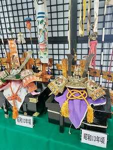 兜も展示 写真