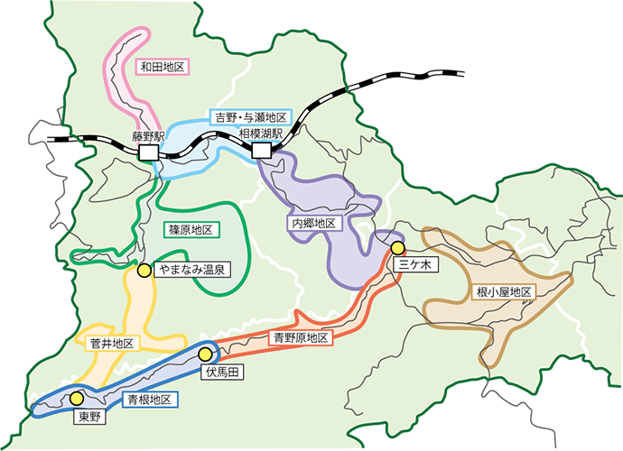 運賃区域の地図イメージ