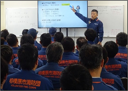 訓練中の様子1の写真