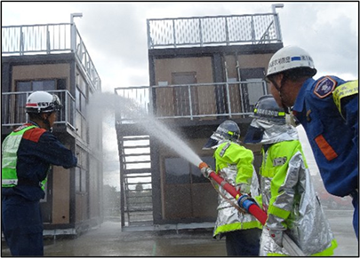 訓練中の様子2の写真