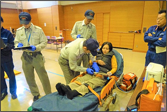 訓練の様子（3）の写真